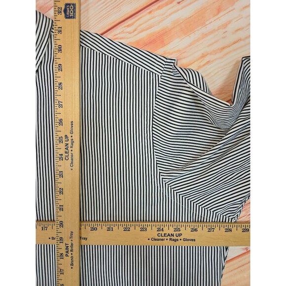 Polo Ralph Lauren Mens Classic Fit Striped Button-Down Shirt XXL Black & White - Picture 8 of 8